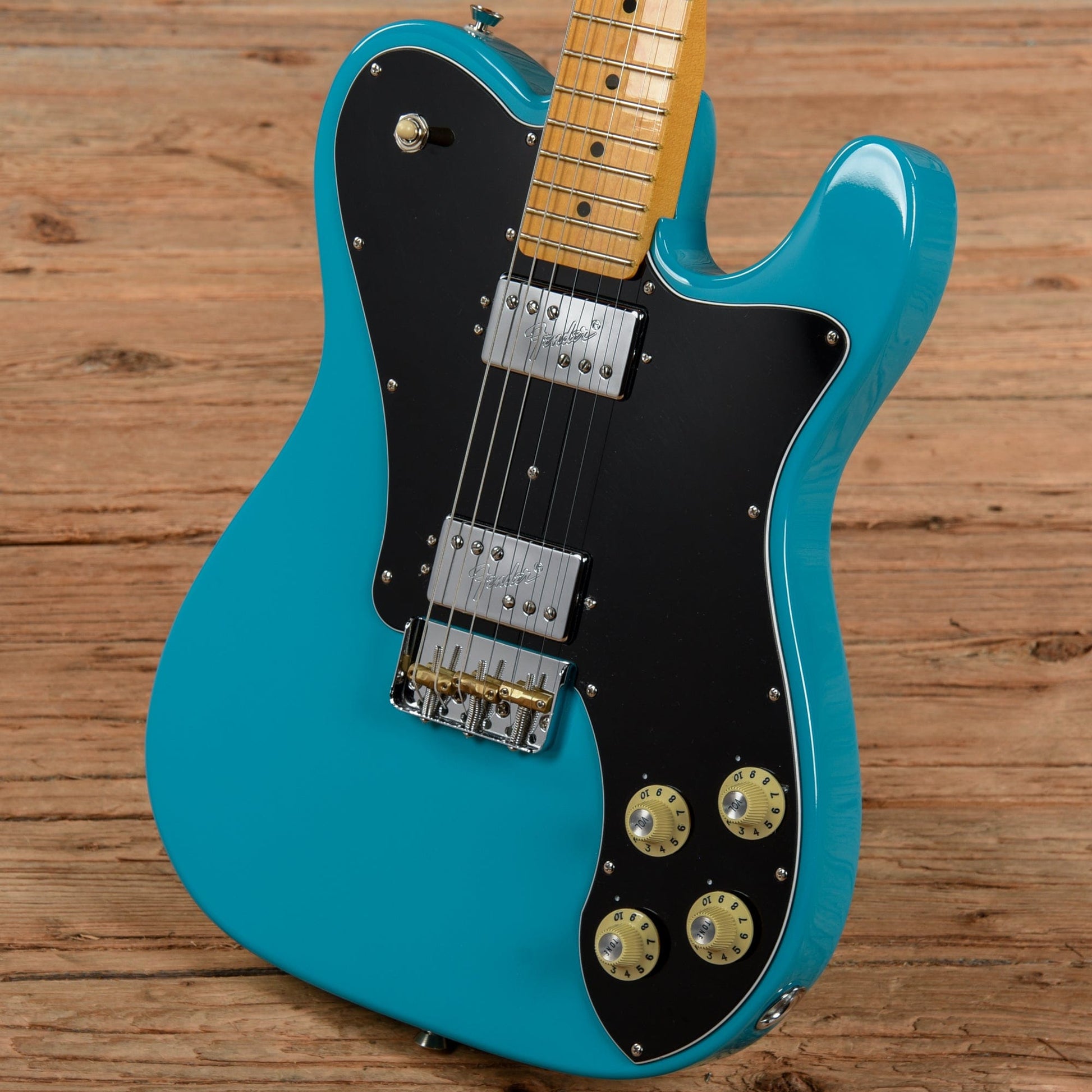 Fender American Professional II Telecaster Deluxe Miami Blue 2021 Electric Guitars / Solid Body