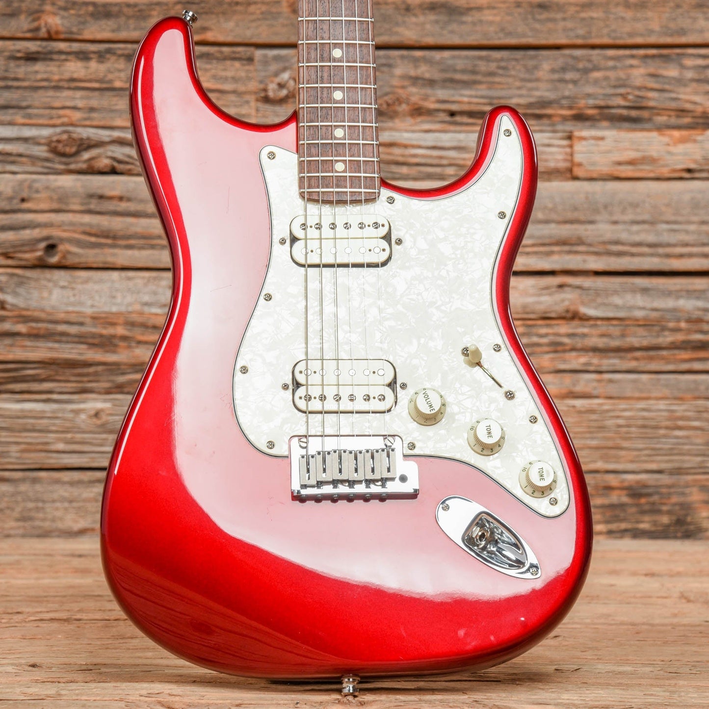 Fender American Series Double Fat Stratocaster Candy Apple Red 2000 Electric Guitars / Solid Body