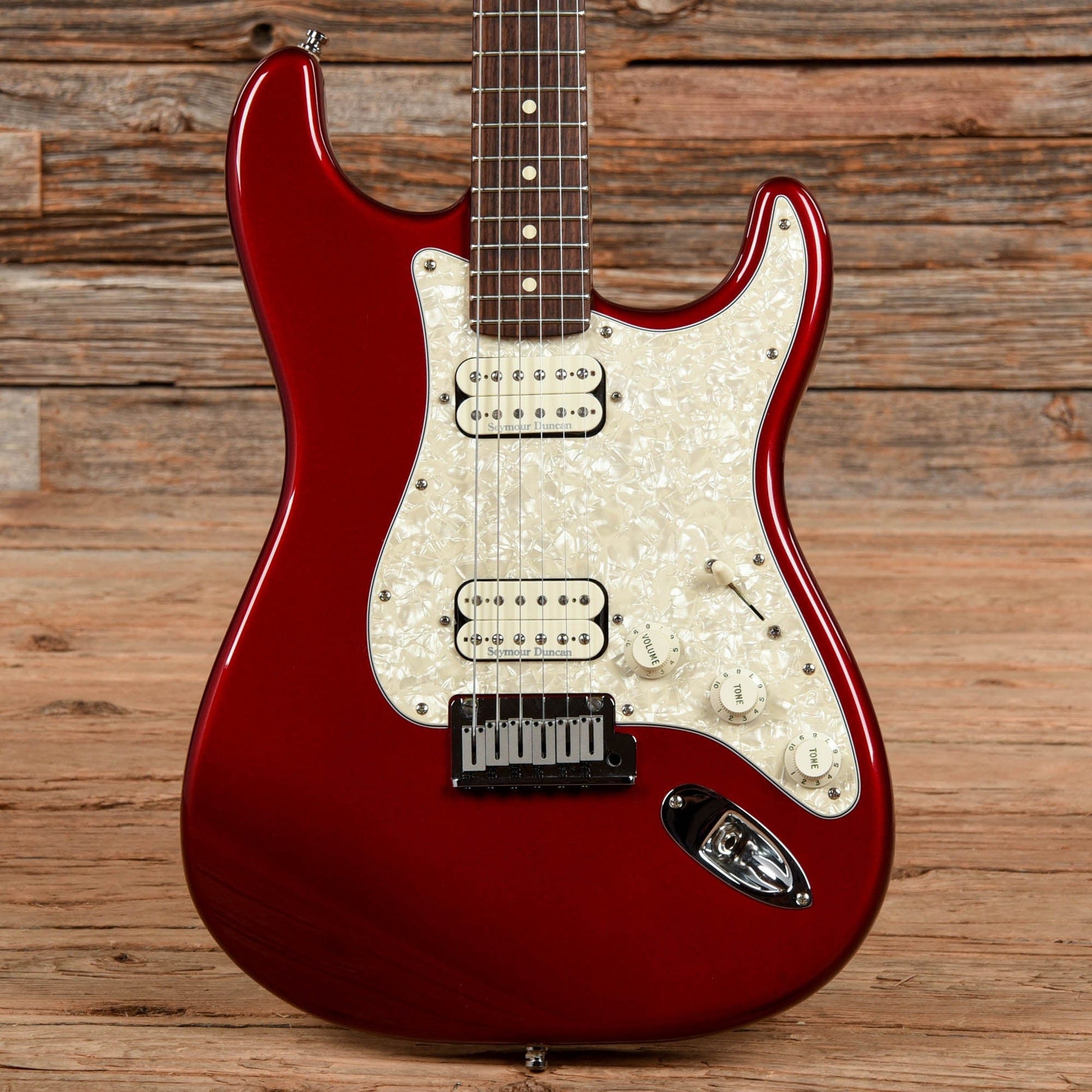 Fender American Series Double Fat Stratocaster Candy Apple Red 2000 Electric Guitars / Solid Body