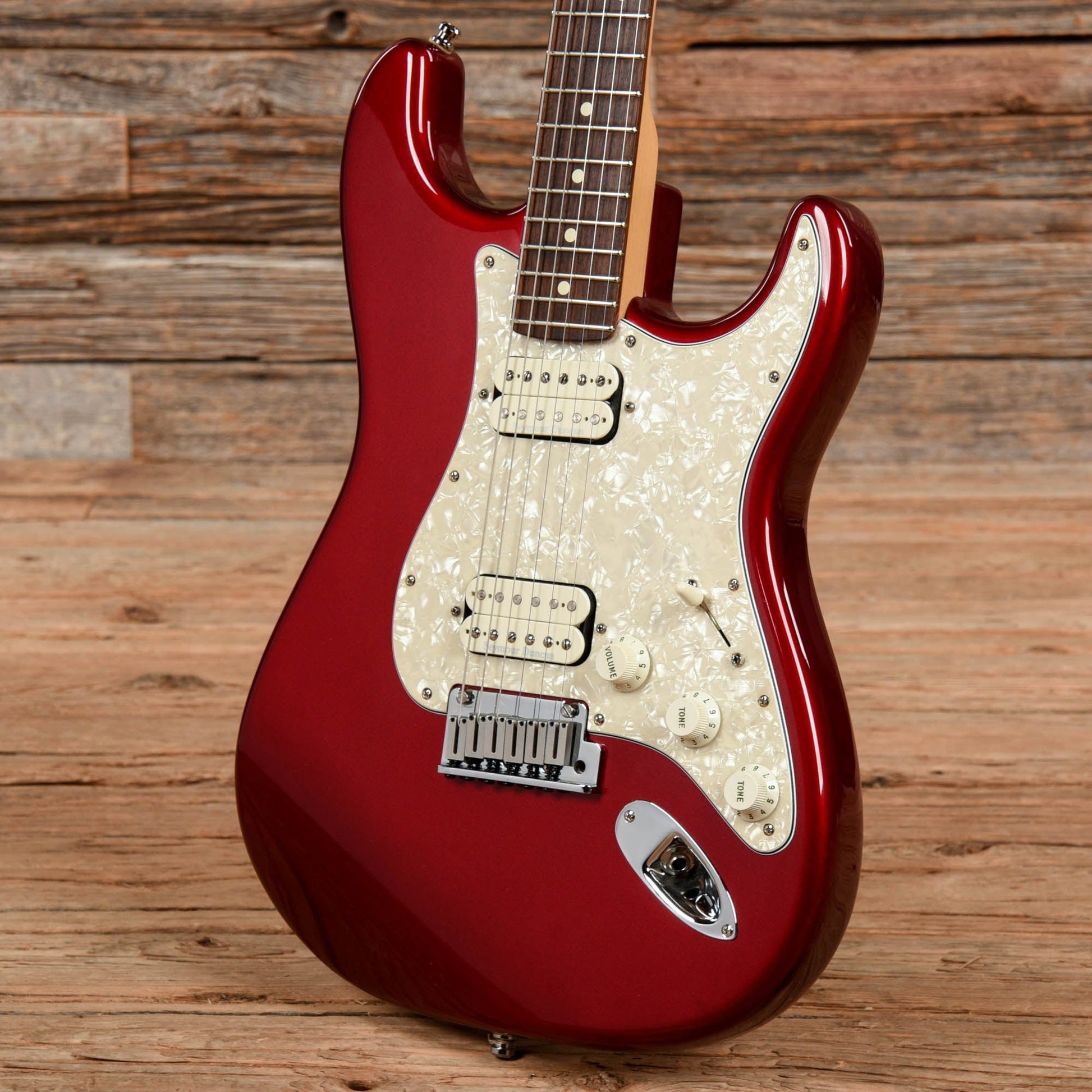 Fender American Series Double Fat Stratocaster Candy Apple Red 2000 Electric Guitars / Solid Body