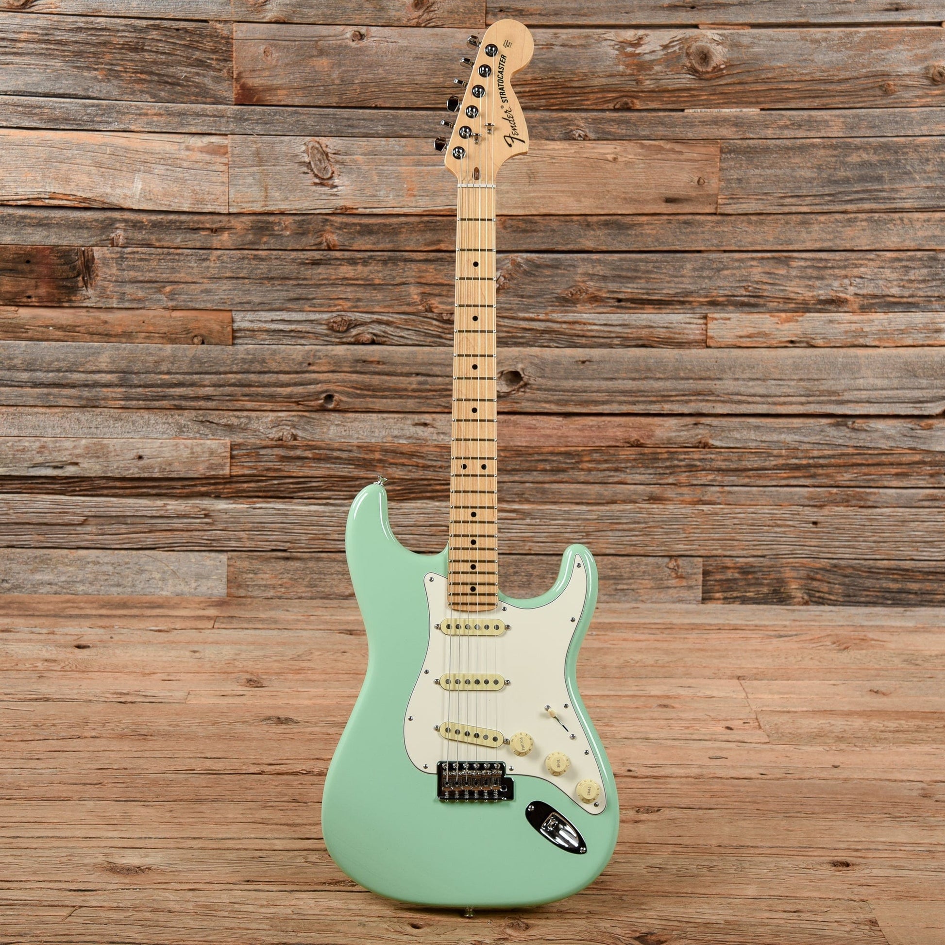 Fender American Special Stratocaster Surf Green 2015 Electric Guitars / Solid Body