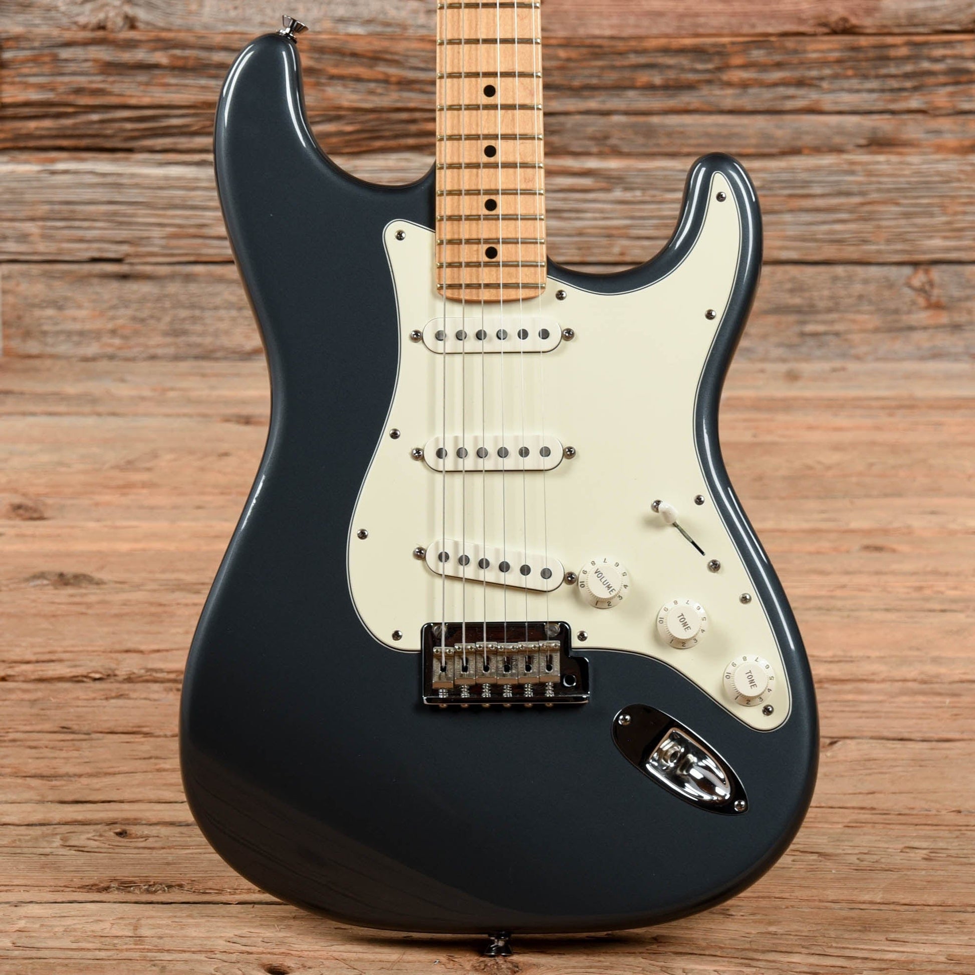 Fender American Standard Stratocaster Charcoal Frost Metallic 2008 Electric Guitars / Solid Body