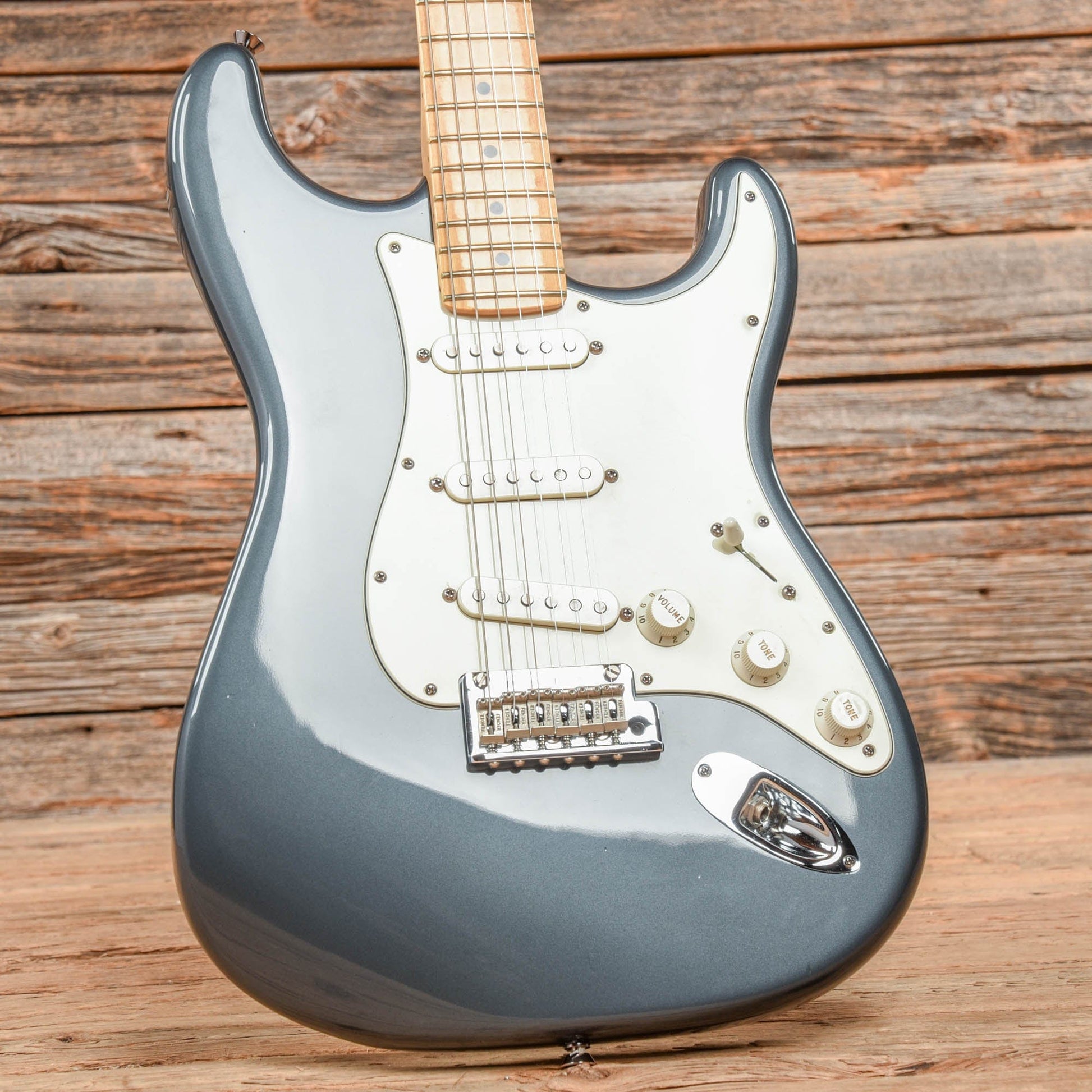 Fender American Standard Stratocaster Charcoal Frost Metallic 2008 Electric Guitars / Solid Body