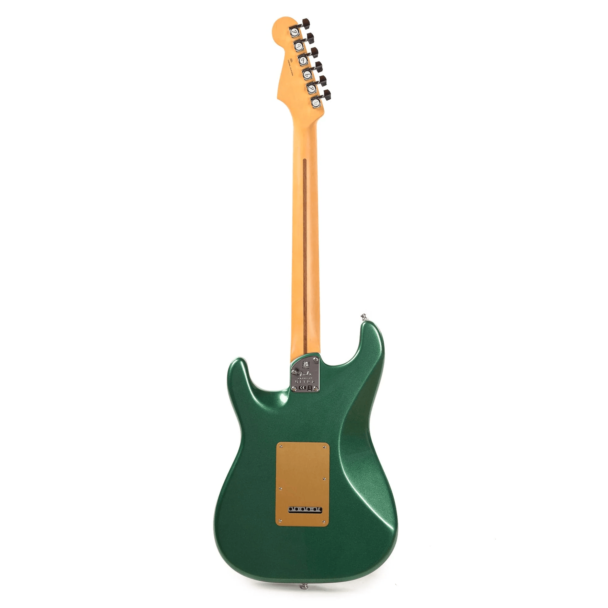 Fender American Ultra Stratocaster Mystic Pine & Anodized Gold Pickguard Electric Guitars / Solid Body