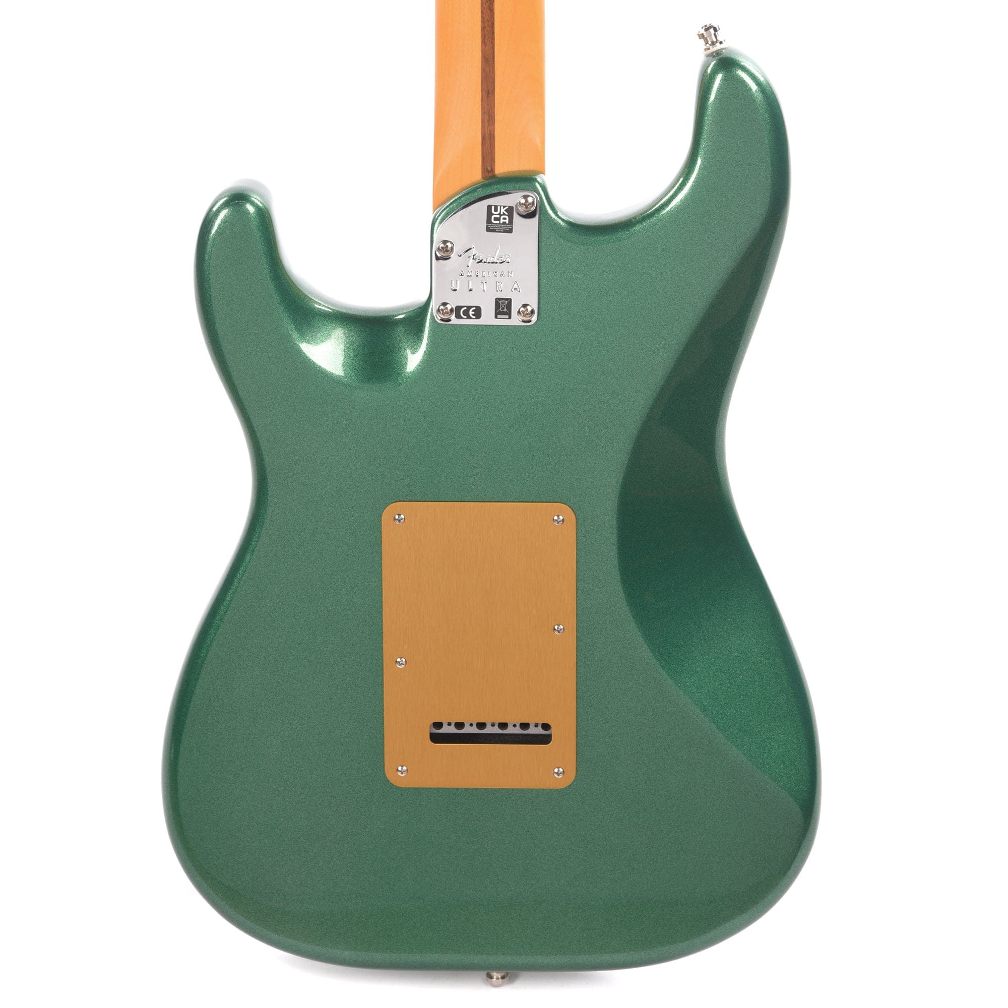 Fender American Ultra Stratocaster Mystic Pine & Anodized Gold Pickguard Electric Guitars / Solid Body