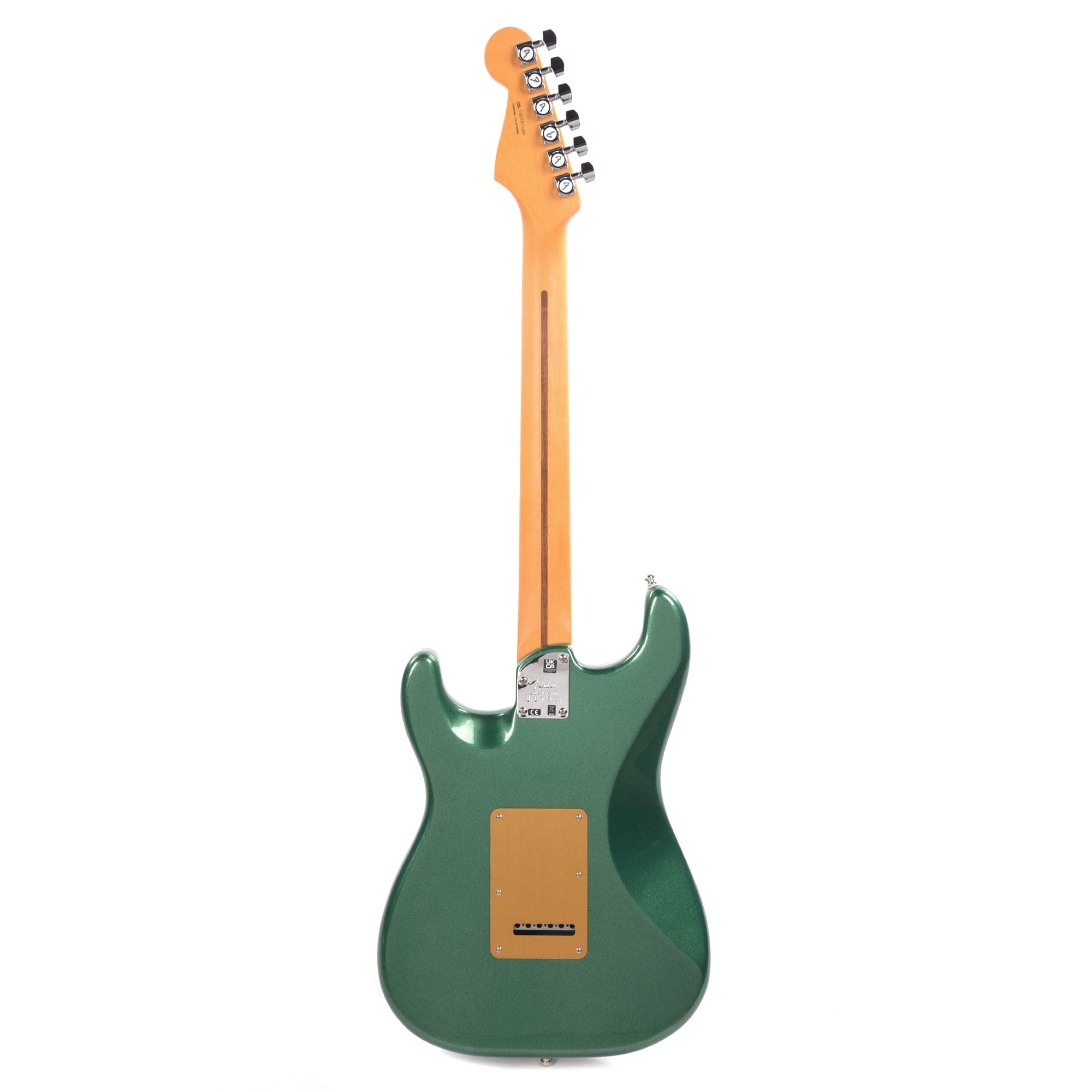 Fender American Ultra Stratocaster Mystic Pine & Anodized Gold Pickguard Electric Guitars / Solid Body