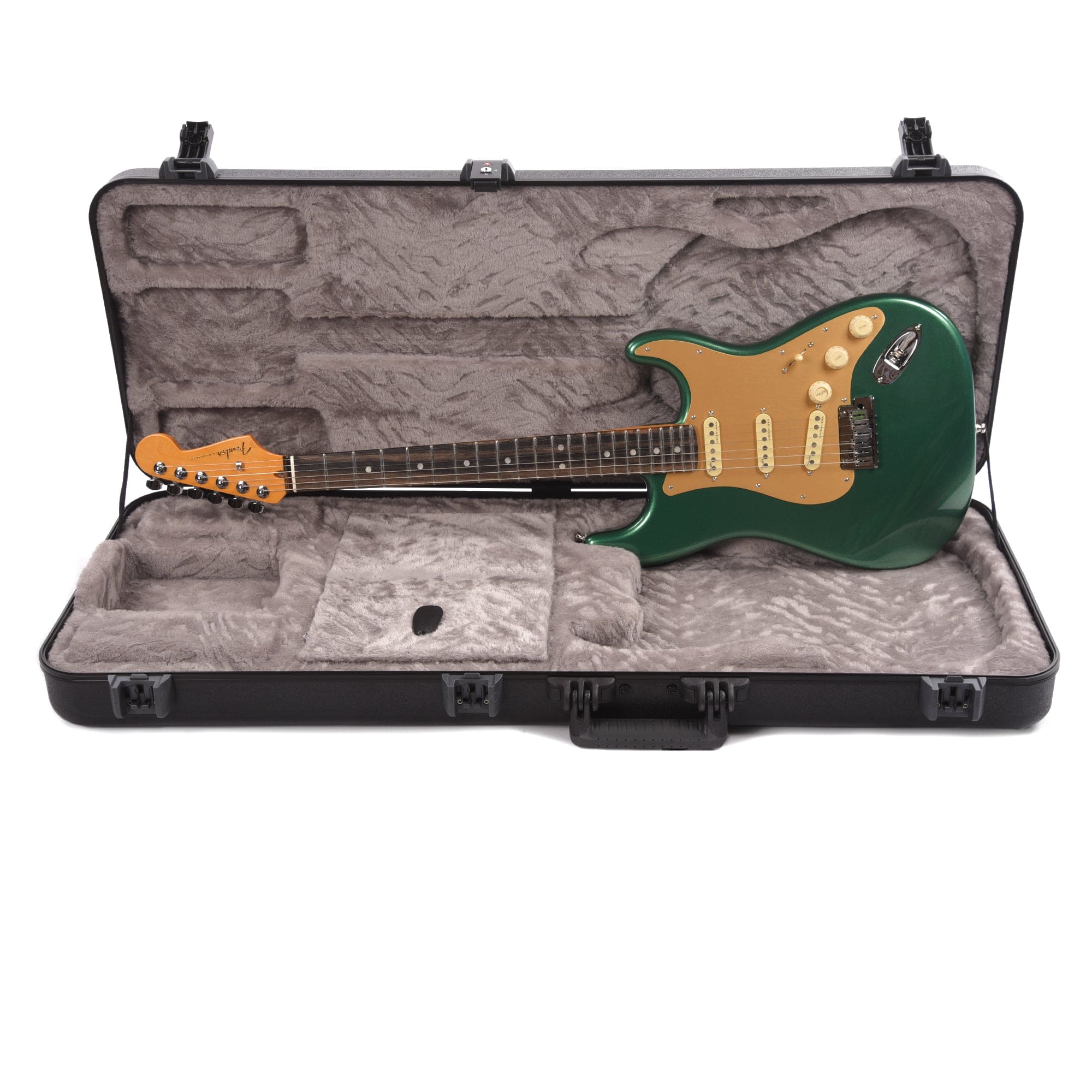 Fender American Ultra Stratocaster Mystic Pine & Anodized Gold Pickguard Electric Guitars / Solid Body