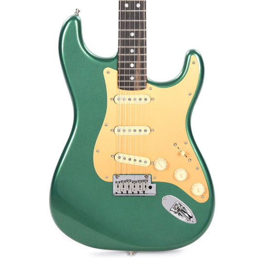 Fender American Ultra Stratocaster Mystic Pine & Anodized Gold Pickguard Electric Guitars / Solid Body