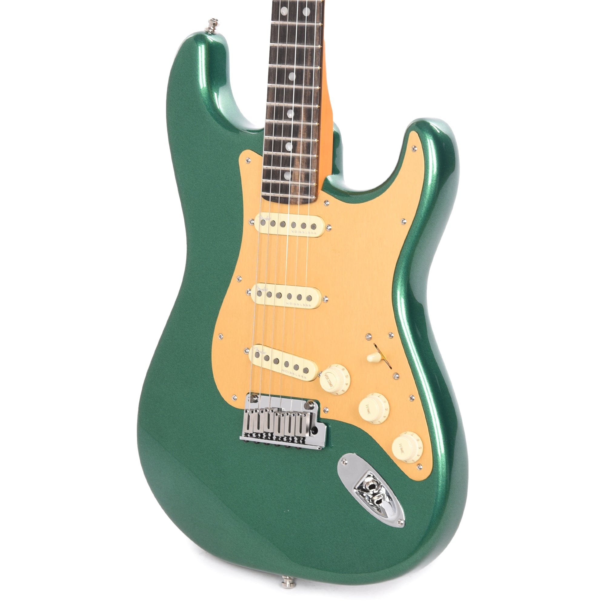 Fender American Ultra Stratocaster Mystic Pine & Anodized Gold Pickguard Electric Guitars / Solid Body