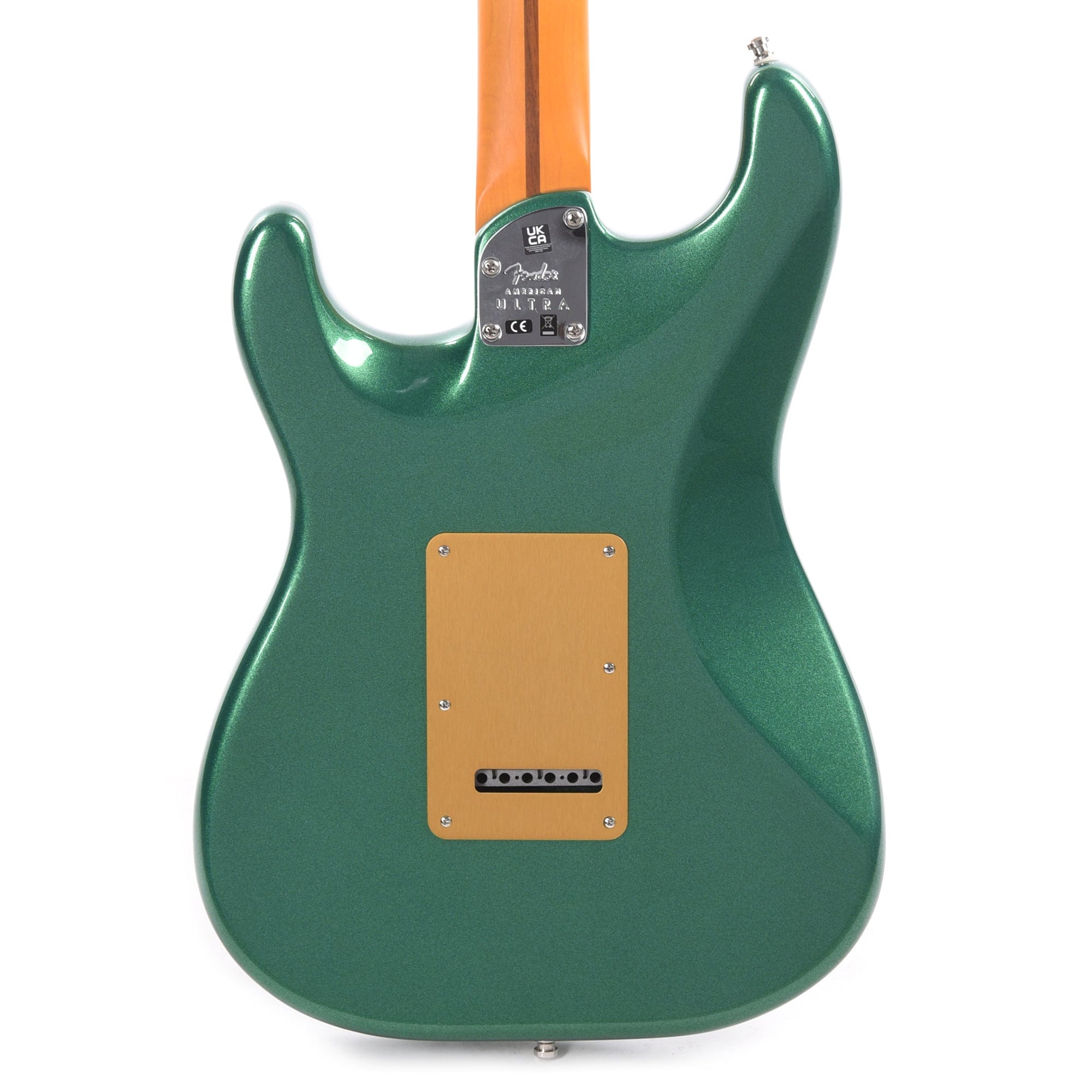 Fender American Ultra Stratocaster Mystic Pine & Anodized Gold Pickguard Electric Guitars / Solid Body