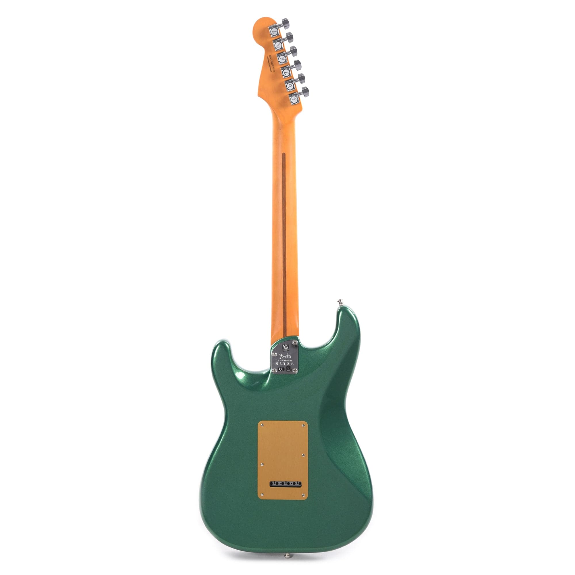 Fender American Ultra Stratocaster Mystic Pine & Anodized Gold Pickguard Electric Guitars / Solid Body