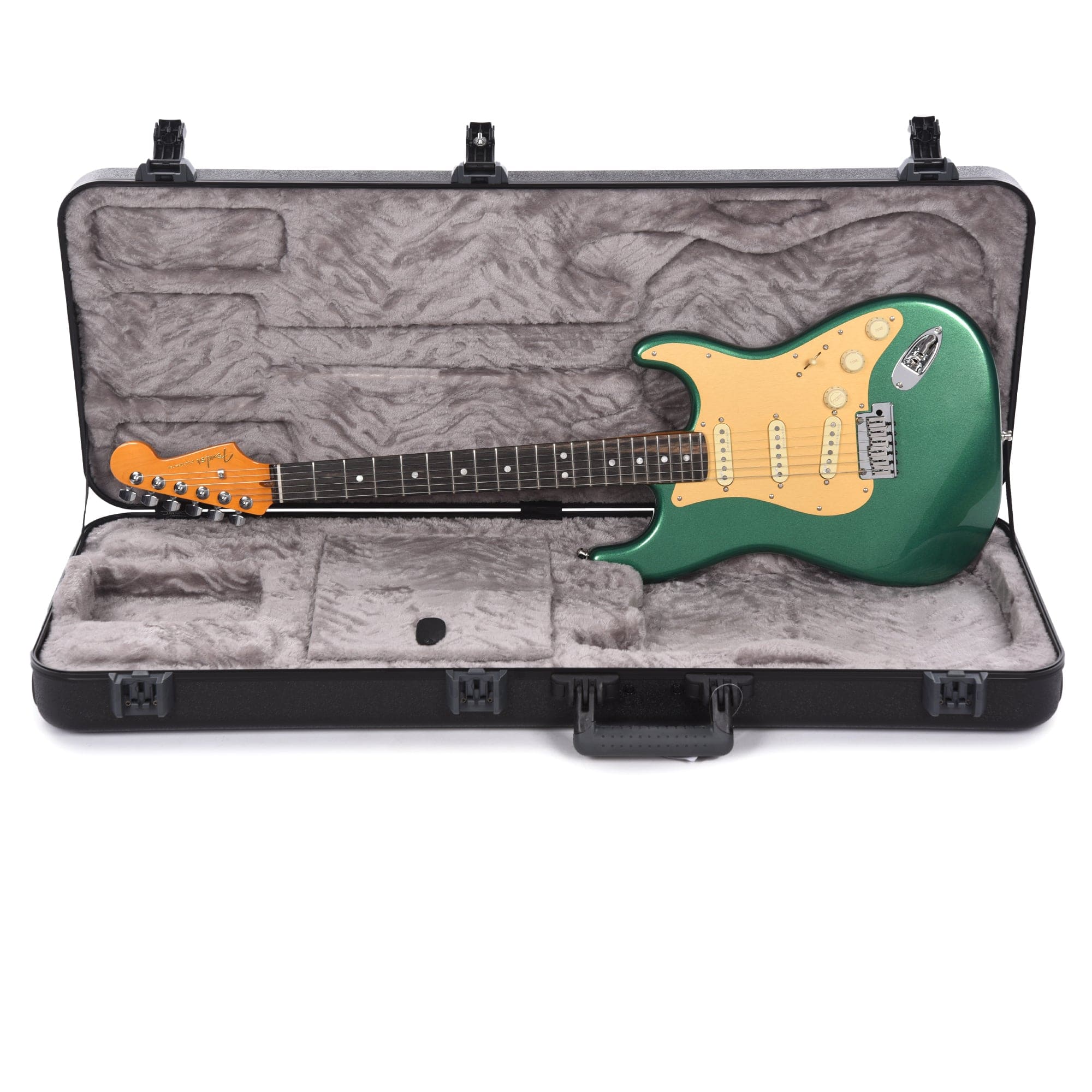 Fender American Ultra Stratocaster Mystic Pine & Anodized Gold Pickguard Electric Guitars / Solid Body