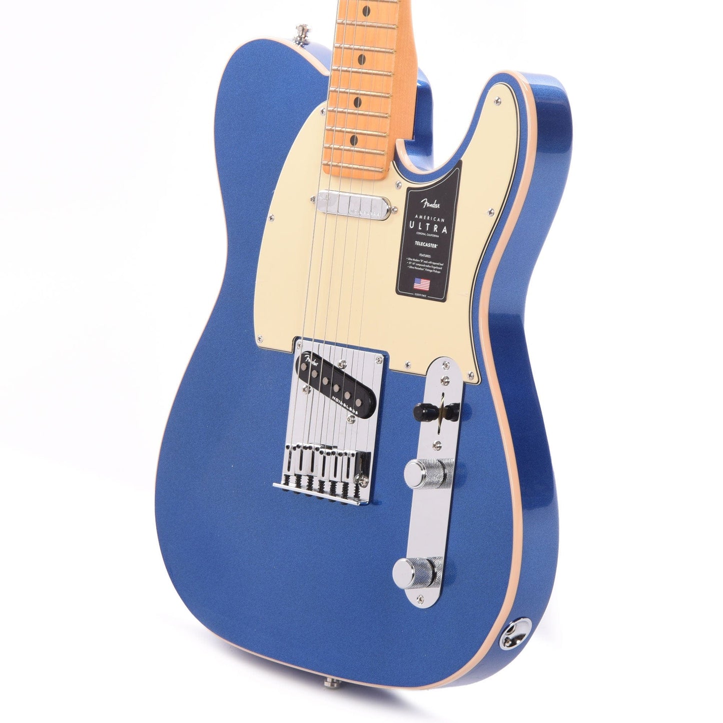 Fender American Ultra Telecaster Cobra Blue Electric Guitars / Solid Body