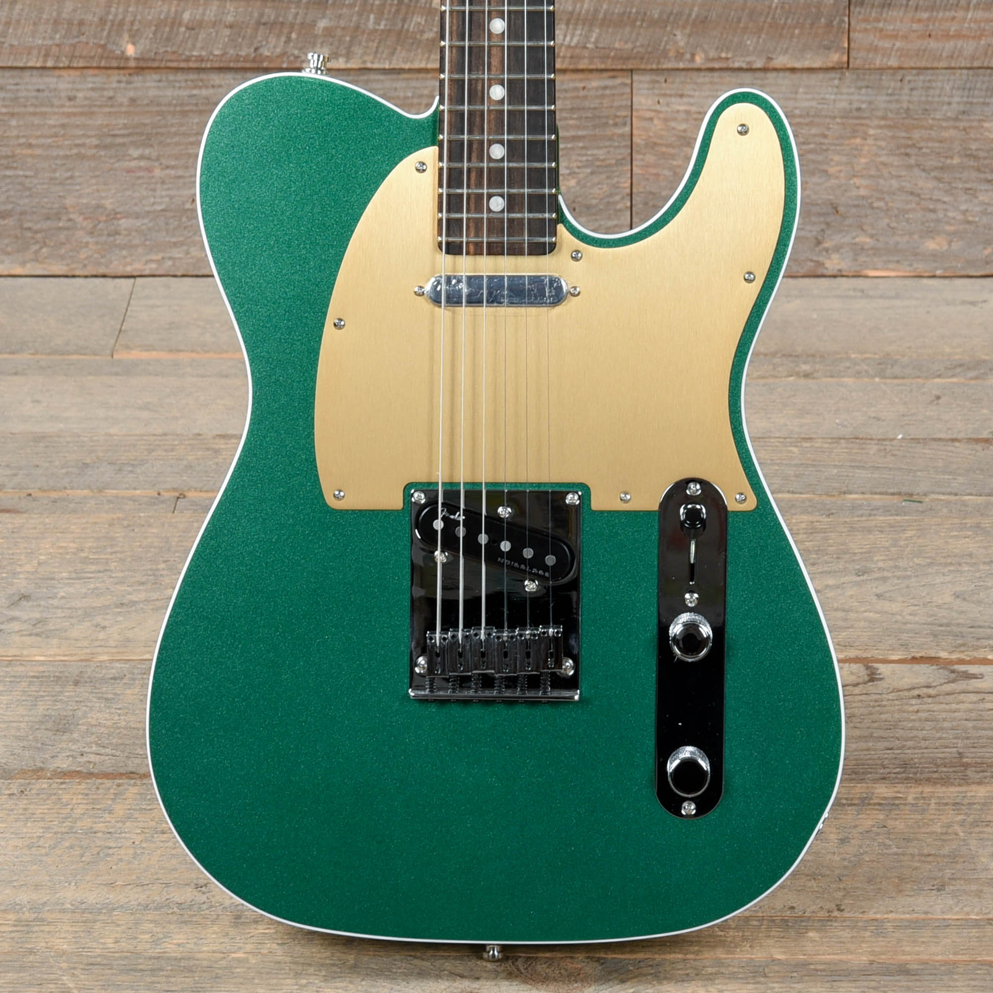 Fender American Ultra Telecaster Mystic Pine w/Ebony Fingerboard & Anodized Gold Pickguard Electric Guitars / Solid Body