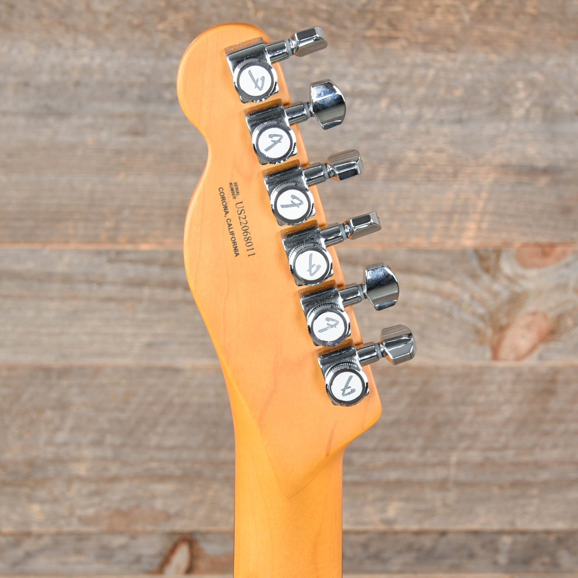 Fender American Ultra Telecaster Mystic Pine w/Ebony Fingerboard & Anodized Gold Pickguard Electric Guitars / Solid Body