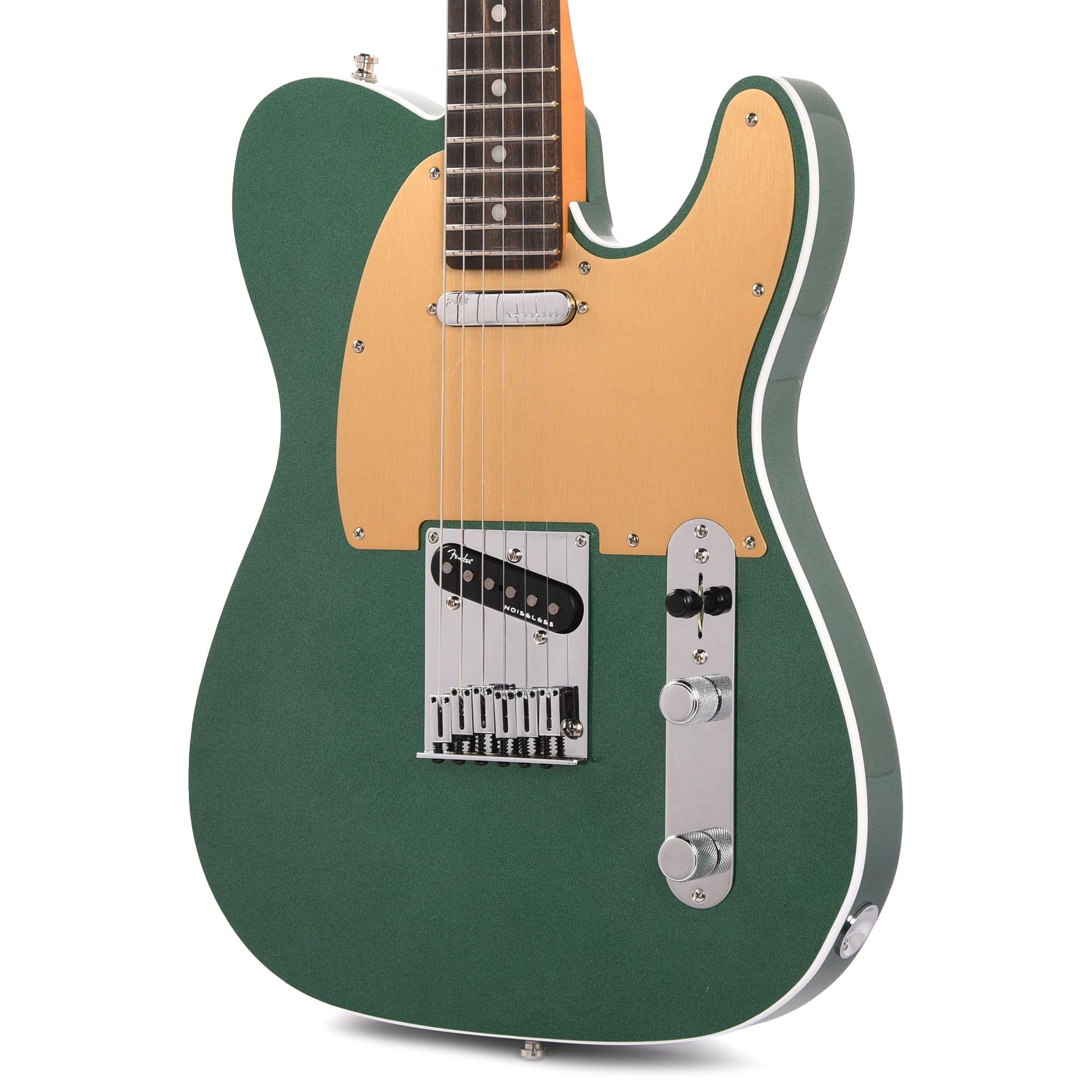 Fender American Ultra Telecaster Mystic Pine w/Ebony Fingerboard & Anodized Gold Pickguard Electric Guitars / Solid Body