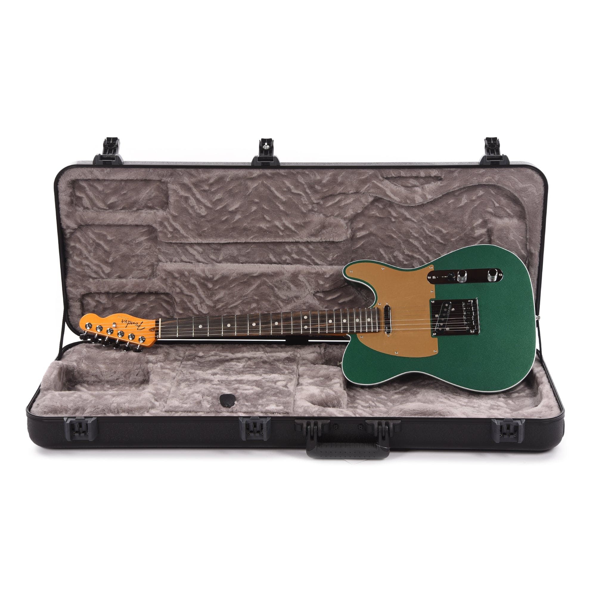 Fender American Ultra Telecaster Mystic Pine w/Ebony Fingerboard & Anodized Gold Pickguard Electric Guitars / Solid Body