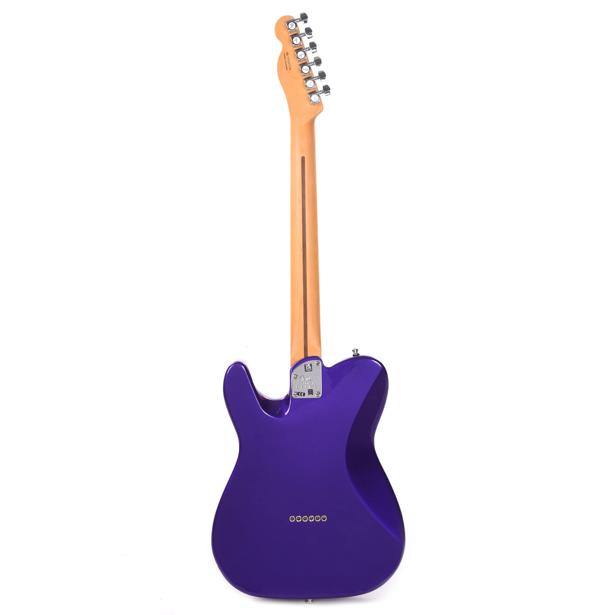 Fender American Ultra Telecaster Plum Metallic & Anodized Gold Pickguard Electric Guitars / Solid Body