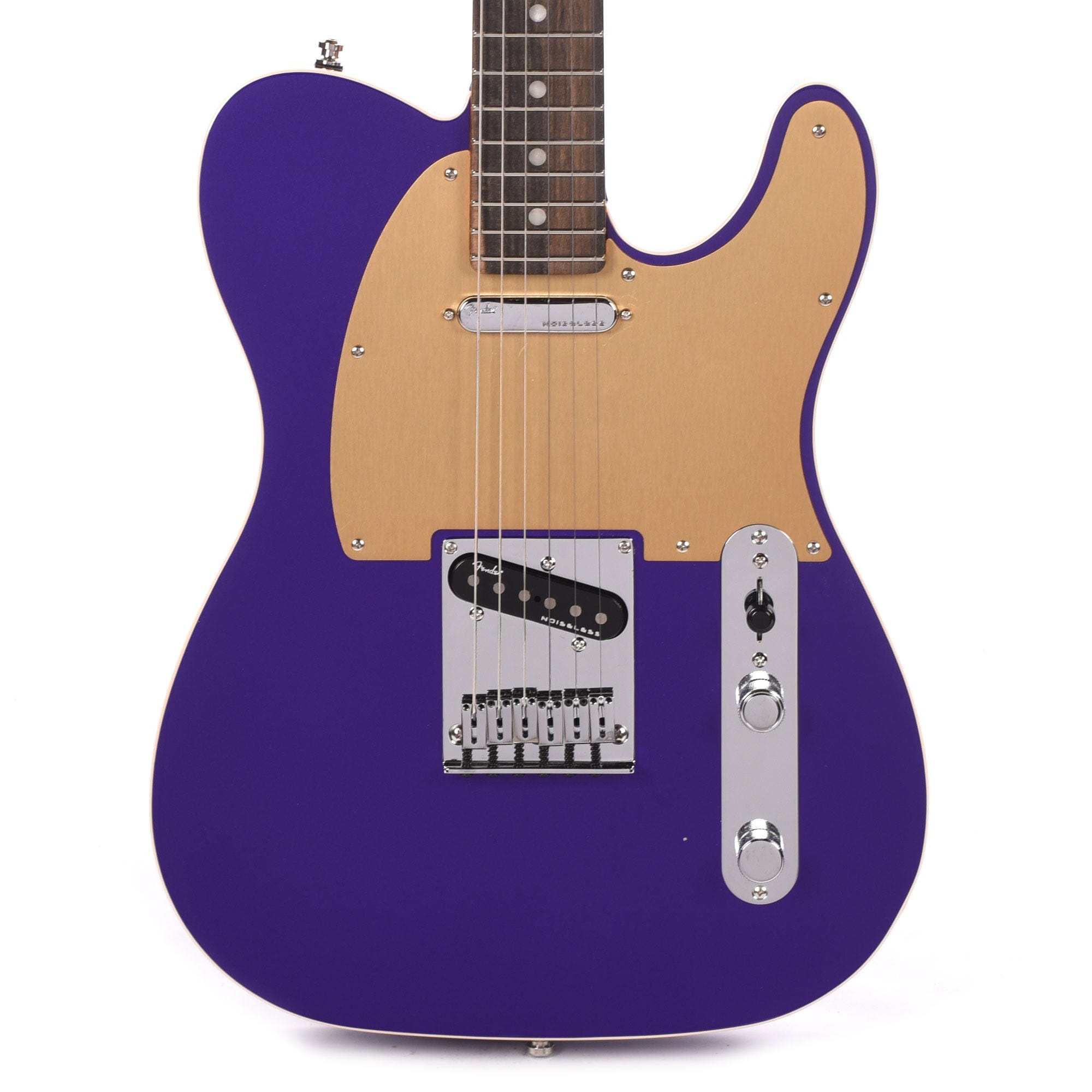 Fender American Ultra Telecaster Plum Metallic & Anodized Gold Pickguard Electric Guitars / Solid Body