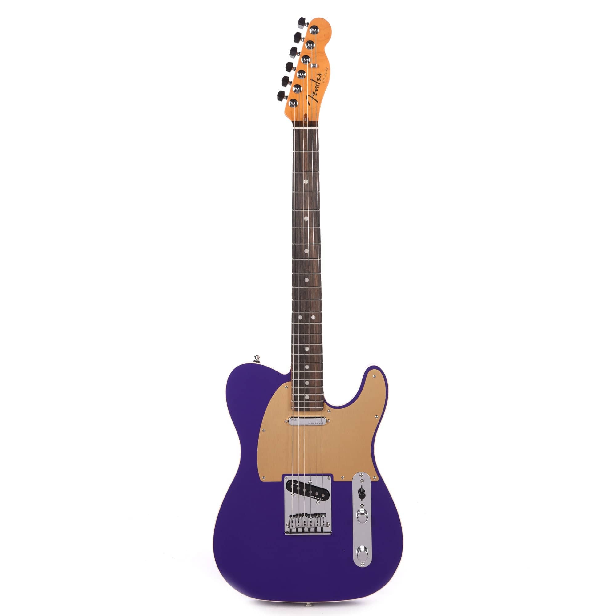 Fender American Ultra Telecaster Plum Metallic & Anodized Gold Pickguard Electric Guitars / Solid Body