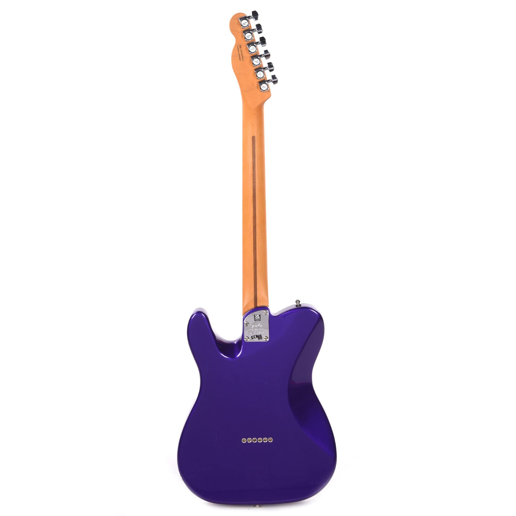 Fender American Ultra Telecaster Plum Metallic & Anodized Gold Pickguard Electric Guitars / Solid Body