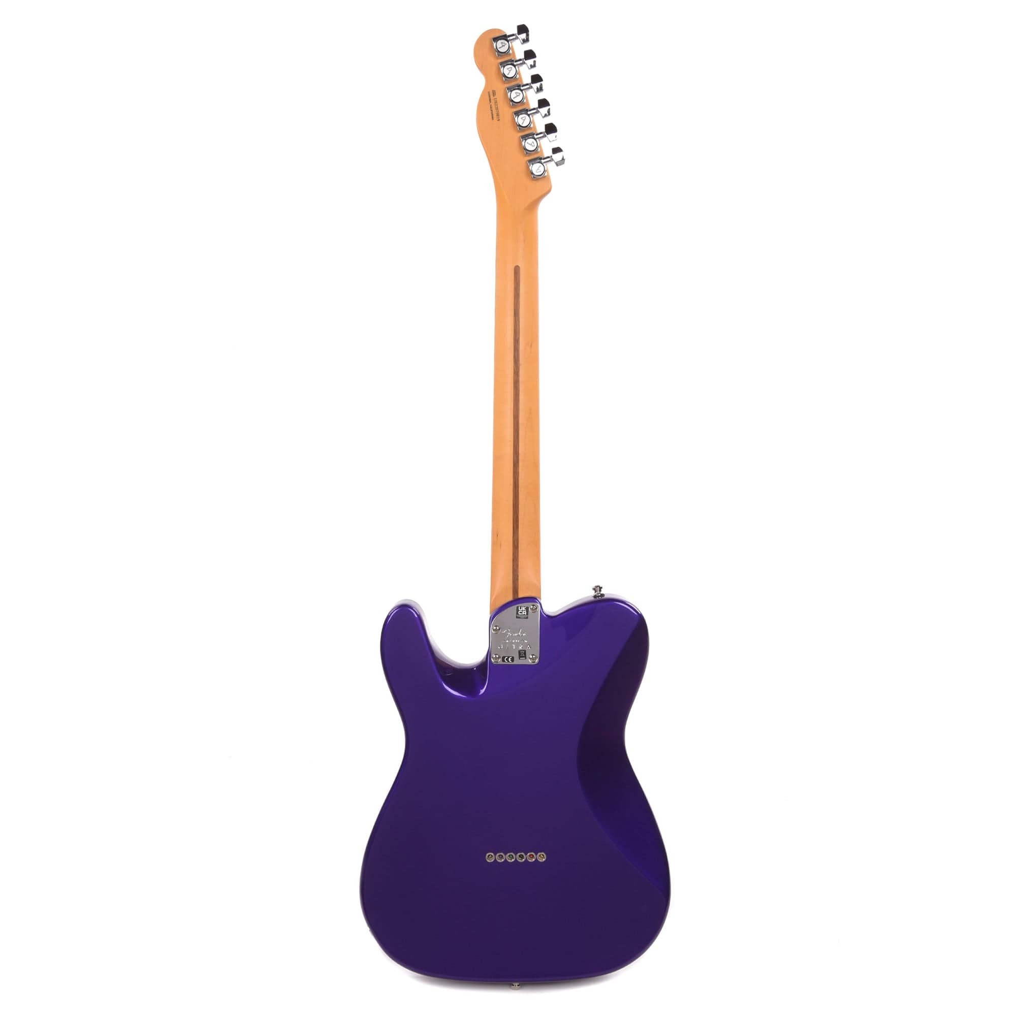 Fender American Ultra Telecaster Plum Metallic & Anodized Gold Pickguard Electric Guitars / Solid Body