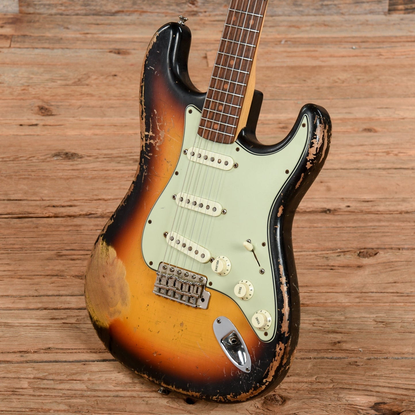 Fender American Vintage '59 Stratocaster Sunburst MJT Relic 2012 Electric Guitars / Solid Body