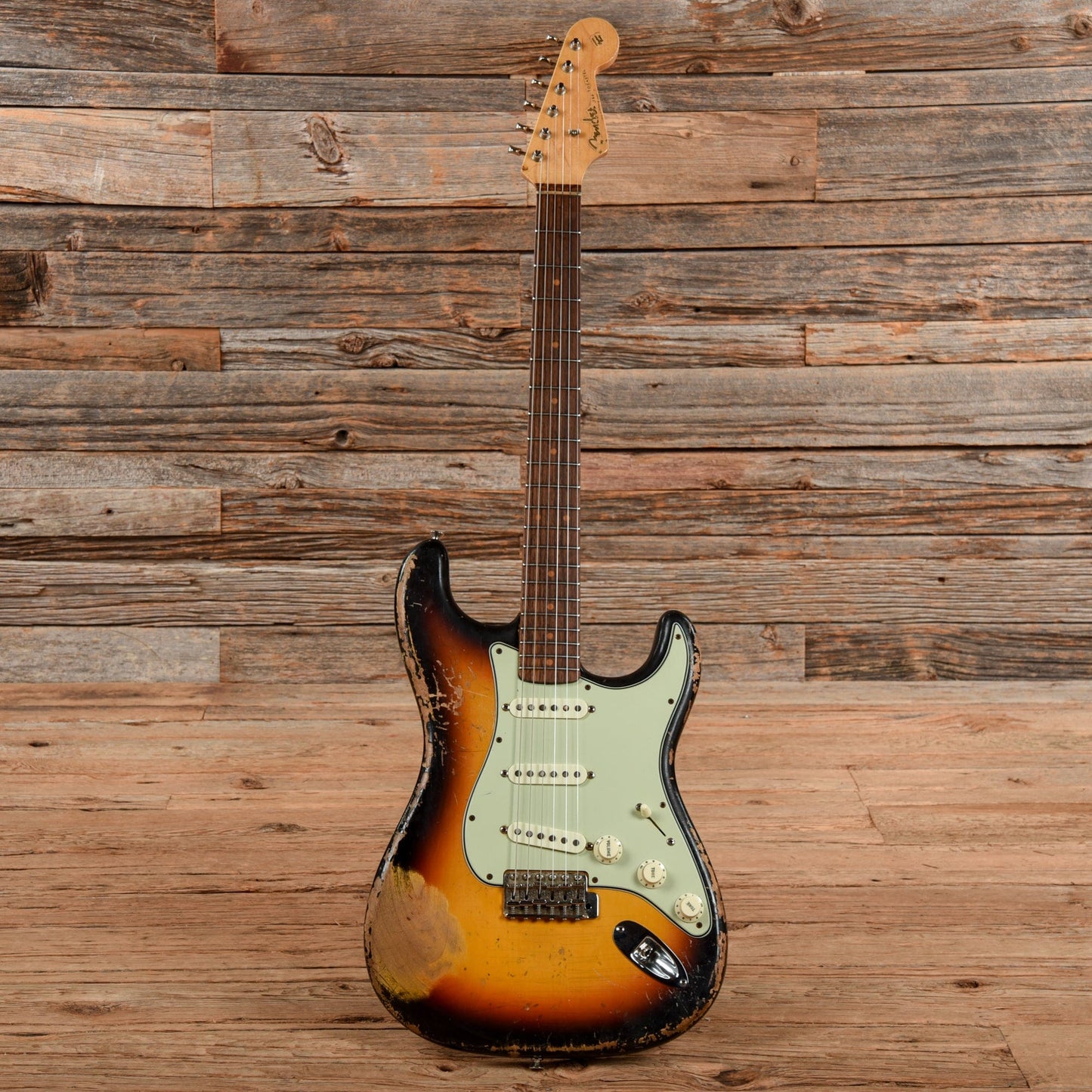 Fender American Vintage '59 Stratocaster Sunburst MJT Relic 2012 Electric Guitars / Solid Body