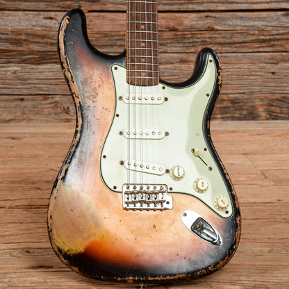 Fender American Vintage '59 Stratocaster Sunburst MJT Relic 2012 Electric Guitars / Solid Body