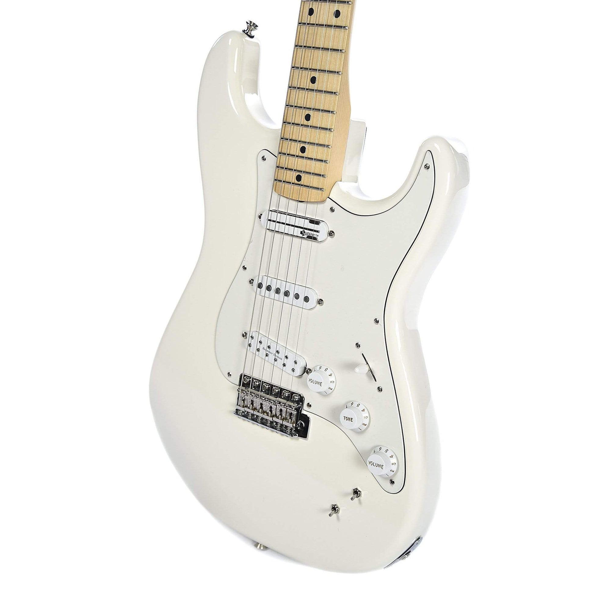 Fender Artist Ed O'Brien Stratocaster Olympic White Electric Guitars / Solid Body