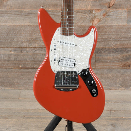 Fender Artist Kurt Cobain Jag-Stang Fiesta Red Electric Guitars / Solid Body