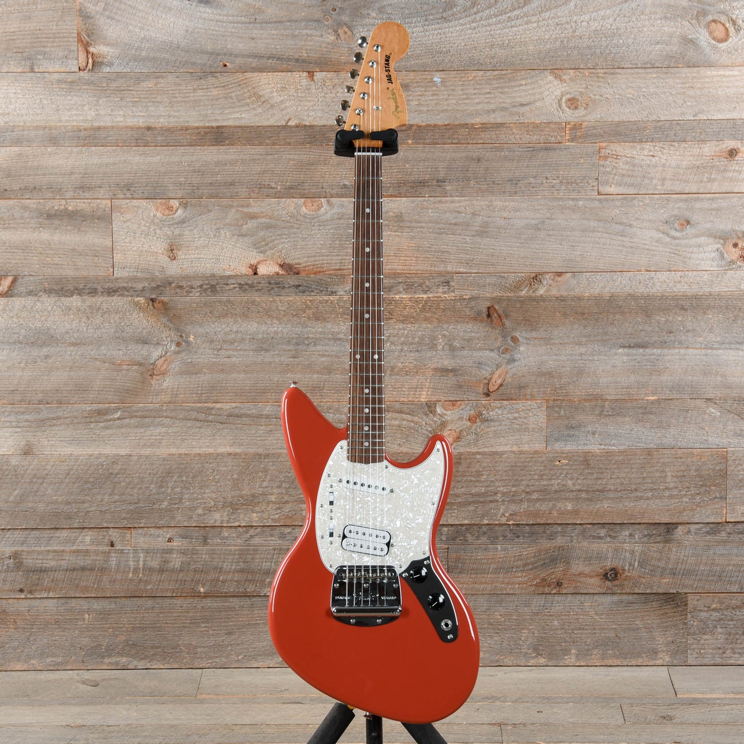 Fender Artist Kurt Cobain Jag-Stang Fiesta Red Electric Guitars / Solid Body