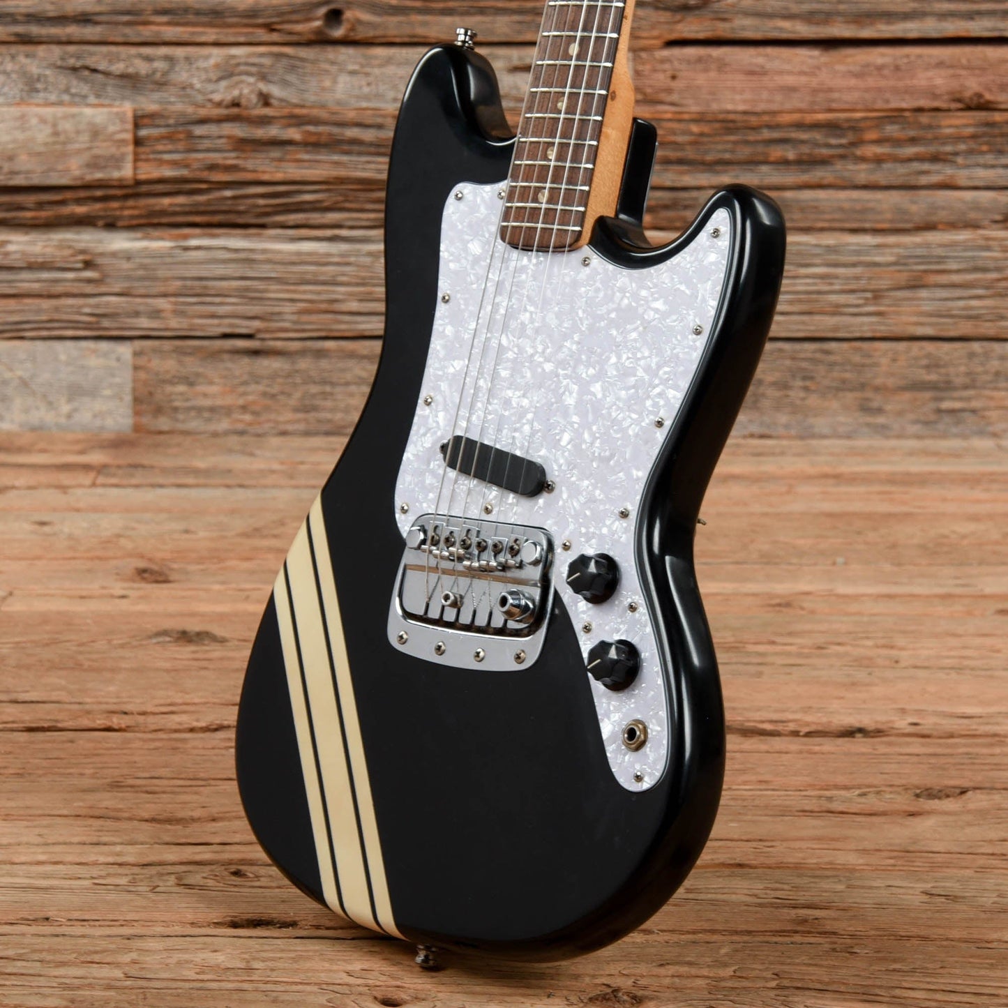 Fender Bronco Black 1972 Electric Guitars / Solid Body