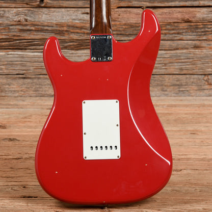 Fender Custom 63 Stratocaster w/ Rosewood Neck Journeyman Relic Fiesta Red Electric Guitars / Solid Body