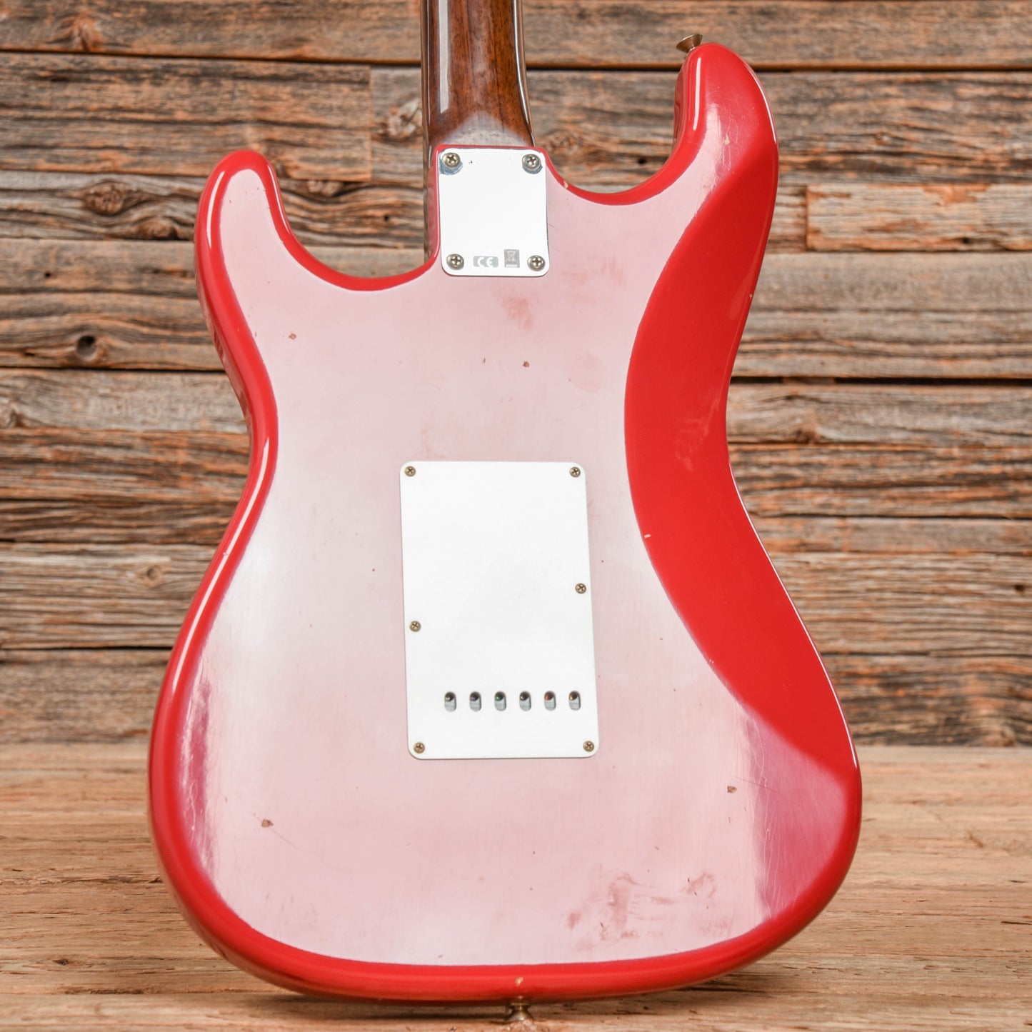 Fender Custom 63 Stratocaster w/ Rosewood Neck Journeyman Relic Fiesta Red Electric Guitars / Solid Body