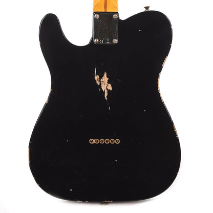 Fender Custom Shop 1952 Telecaster "Chicago Special" Relic Aged Black Electric Guitars / Solid Body