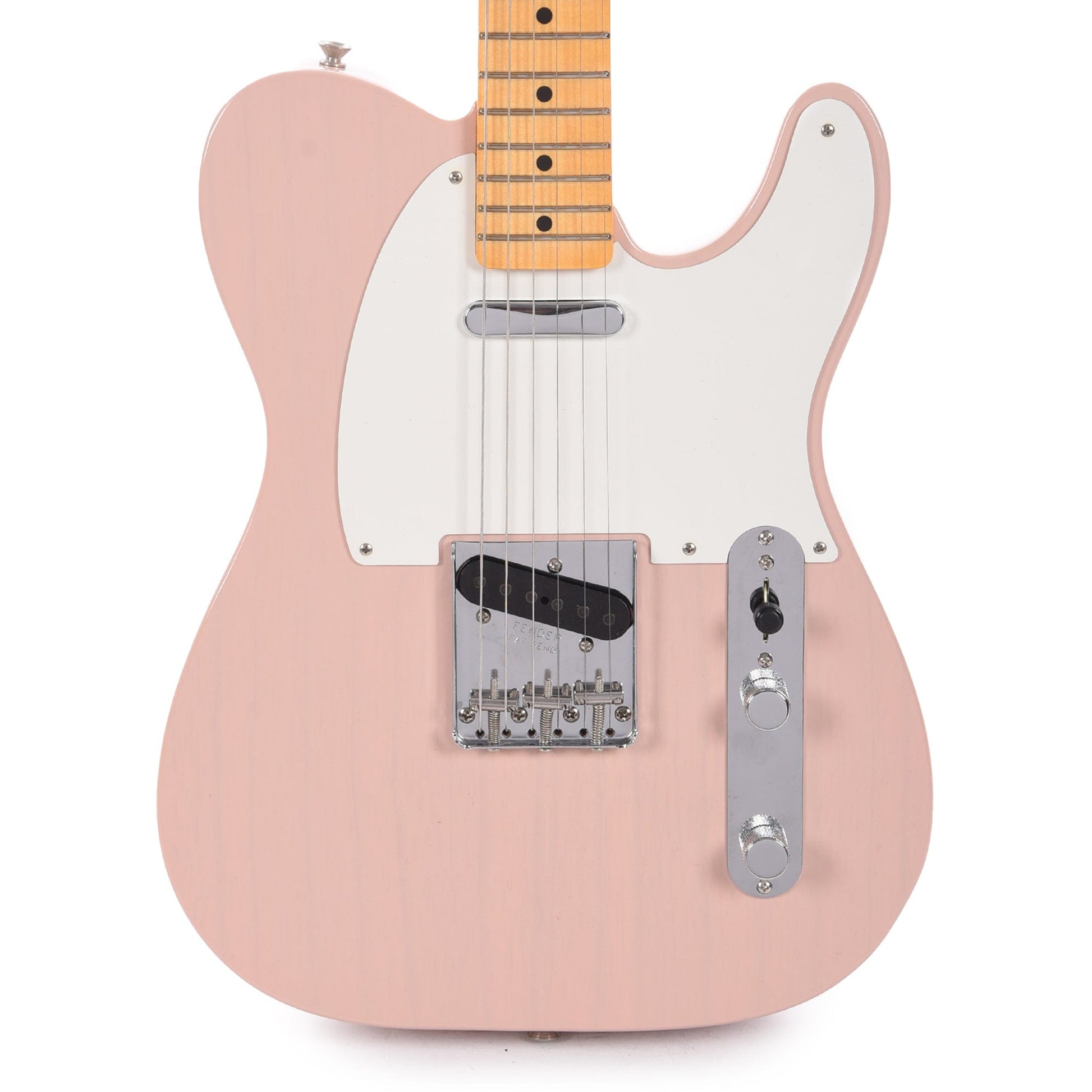 Fender Custom Shop 1955 Telecaster "Chicago Special" Deluxe Closet Classic Faded Trans Shell Pink Electric Guitars / Solid Body