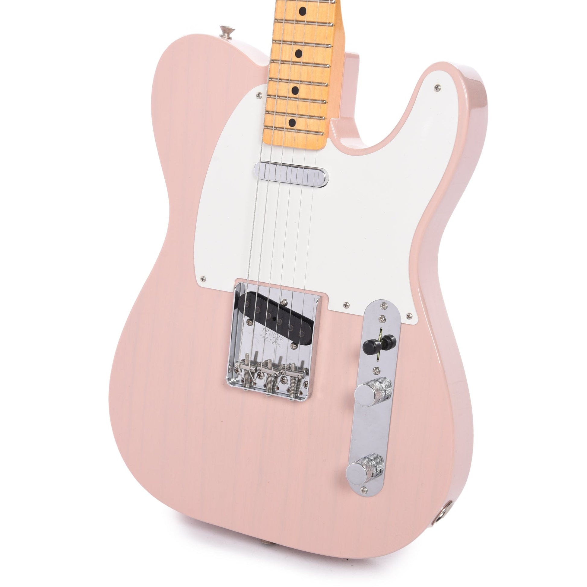 Fender Custom Shop 1955 Telecaster "Chicago Special" Deluxe Closet Classic Faded Trans Shell Pink Electric Guitars / Solid Body