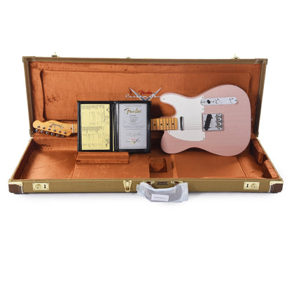 Fender Custom Shop 1955 Telecaster "Chicago Special" Deluxe Closet Classic Faded Trans Shell Pink Electric Guitars / Solid Body