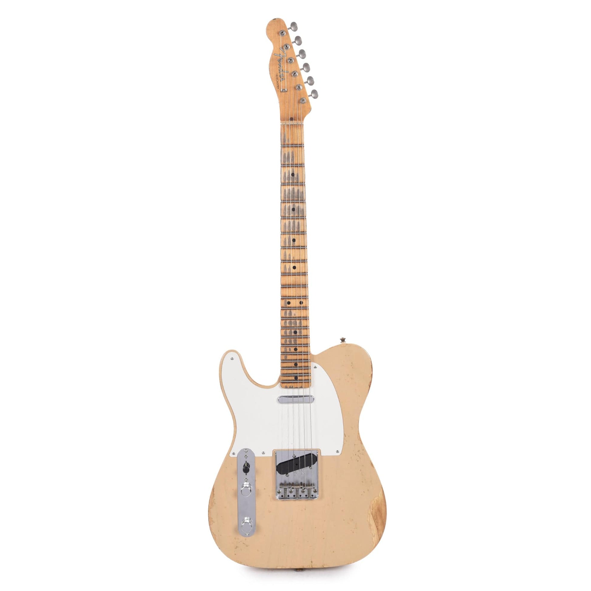 Fender Custom Shop 1955 Telecaster "Chicago Special" LEFTY Heavy Relic Dirty Vintage Blonde Electric Guitars / Solid Body