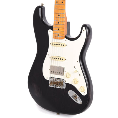 Fender Custom Shop 1957 Stratocaster HSS "Chicago Special" Relic Aged Ebony Transparent Electric Guitars / Solid Body