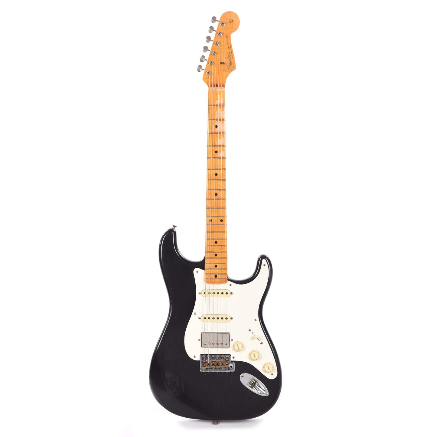 Fender Custom Shop 1957 Stratocaster HSS "Chicago Special" Relic Aged Ebony Transparent Electric Guitars / Solid Body