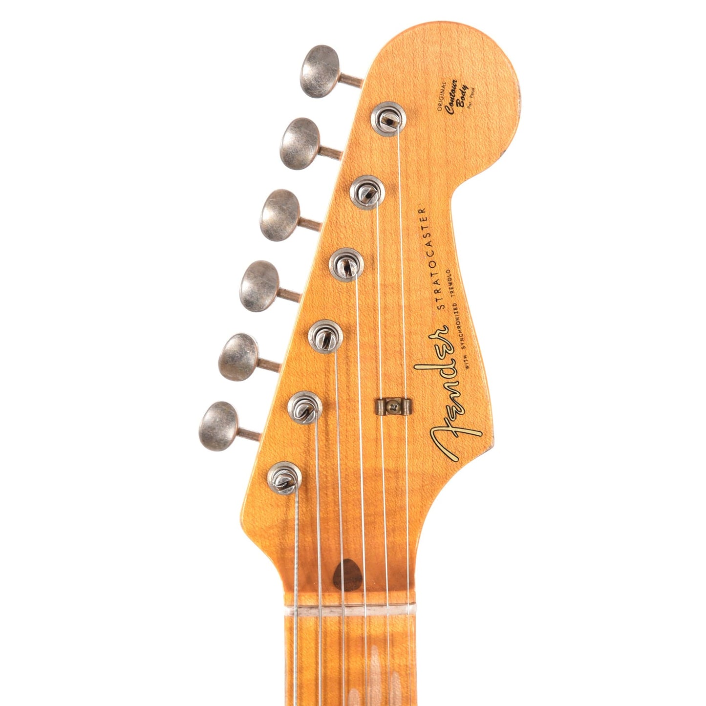 Fender Custom Shop 1957 Stratocaster HSS "Chicago Special" Relic Aged Ebony Transparent Electric Guitars / Solid Body