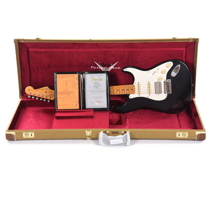 Fender Custom Shop 1957 Stratocaster HSS "Chicago Special" Relic Aged Ebony Transparent Electric Guitars / Solid Body