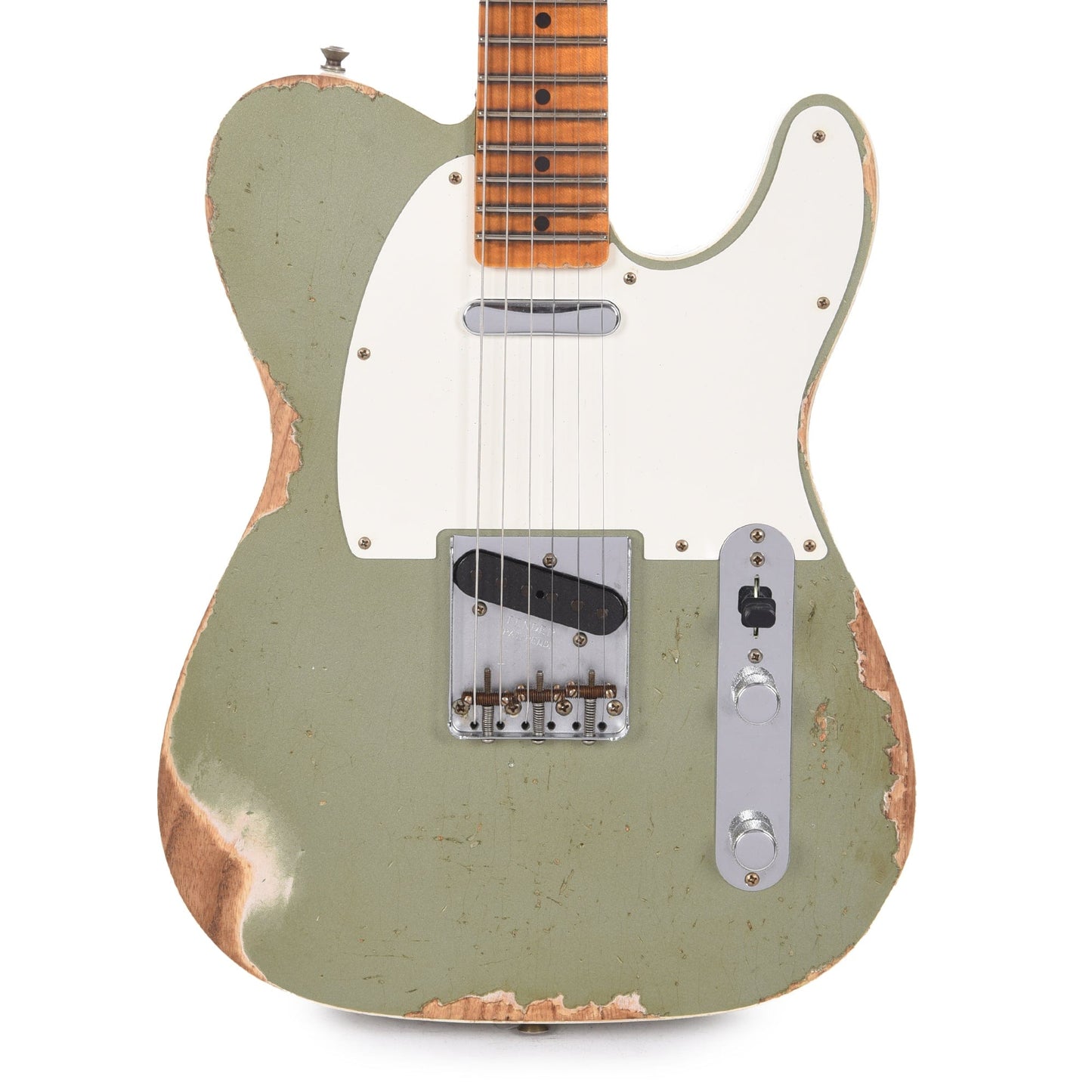 Fender Custom Shop 1959 Custom Telecaster "Chicago Special" Heavy Relic Faded Moss Green Electric Guitars / Solid Body