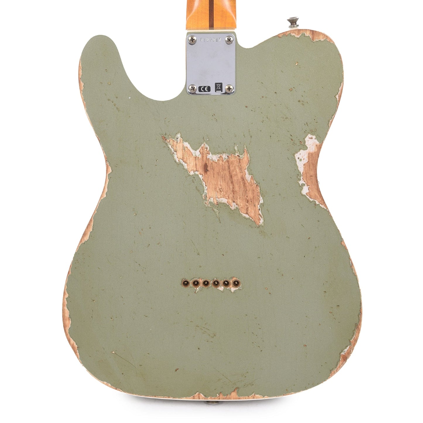 Fender Custom Shop 1959 Custom Telecaster "Chicago Special" Heavy Relic Faded Moss Green Electric Guitars / Solid Body