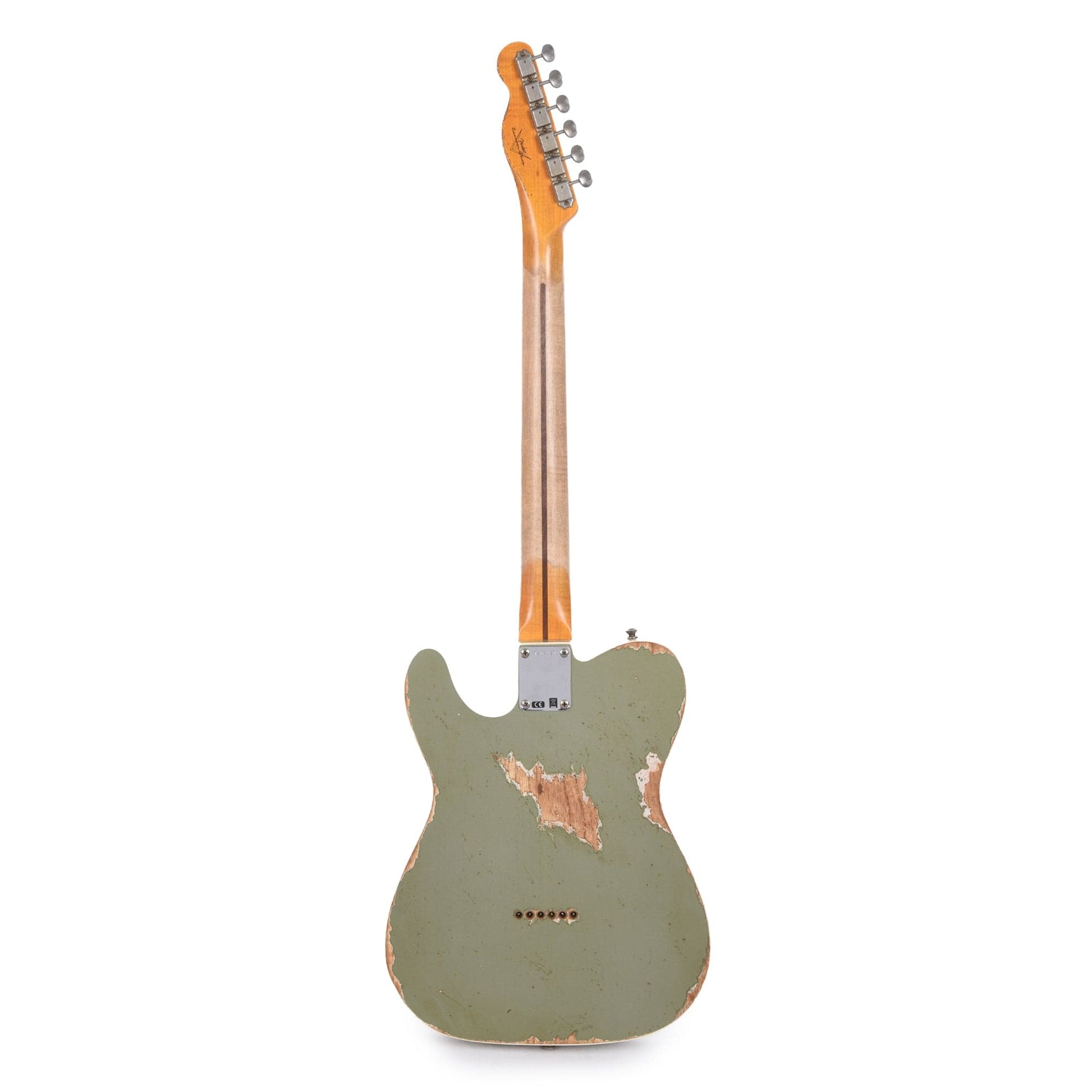 Fender Custom Shop 1959 Custom Telecaster "Chicago Special" Heavy Relic Faded Moss Green Electric Guitars / Solid Body