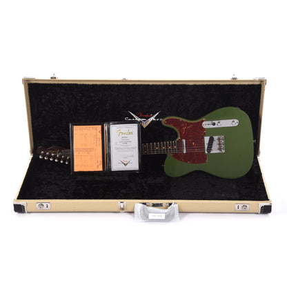 Fender Custom Shop 1959 Custom Telecaster "Chicago Special" Journeyman Aged Cadillac Green w/Indian Rosewood Neck & Tortoise Binding/Pickguard Electric Guitars / Solid Body