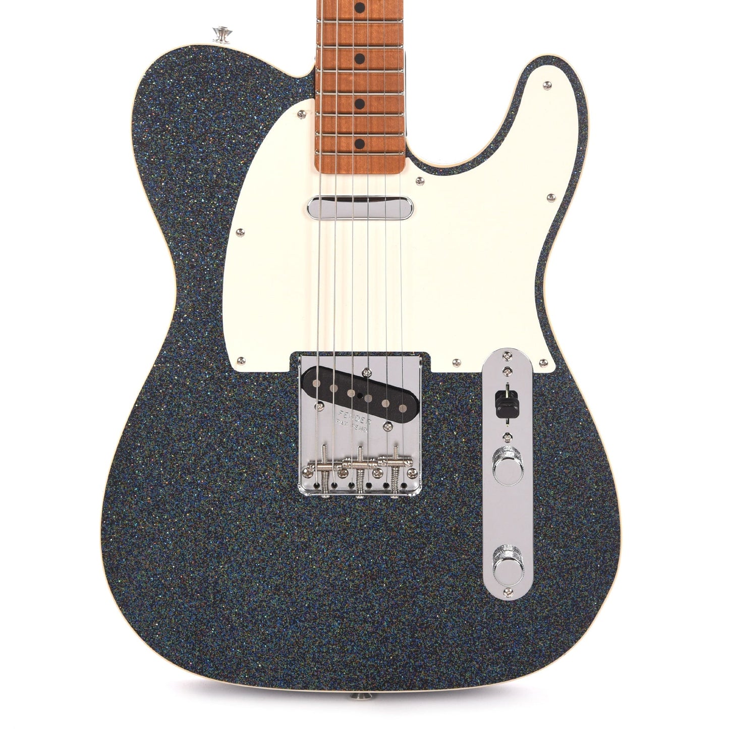 Fender Custom Shop 1959 Custom Telecaster "Chicago Special" NOS Aged Black Holoflake w/Roasted Neck Electric Guitars / Solid Body