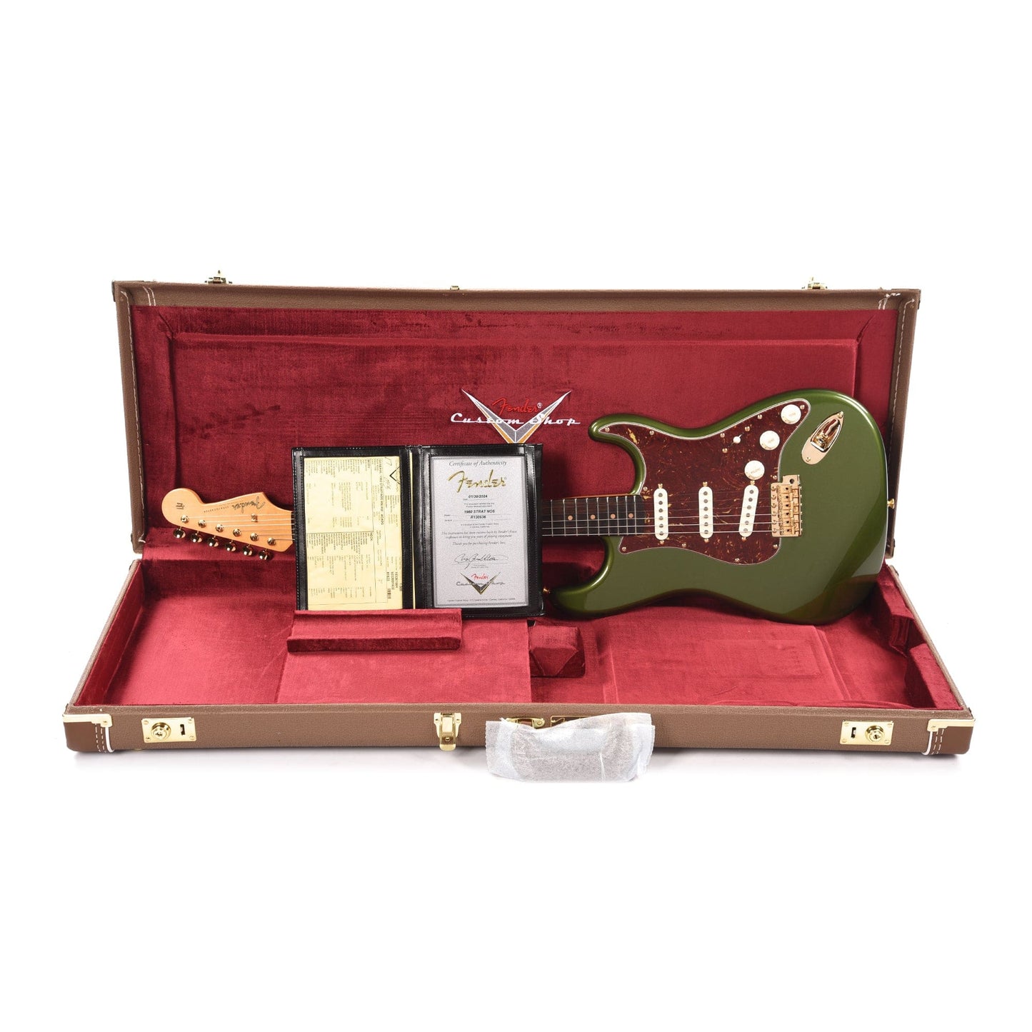 Fender Custom Shop 1960 Stratocaster "Chicago Special" NOS Aged Cadillac Green w/Gold Hardware Electric Guitars / Solid Body